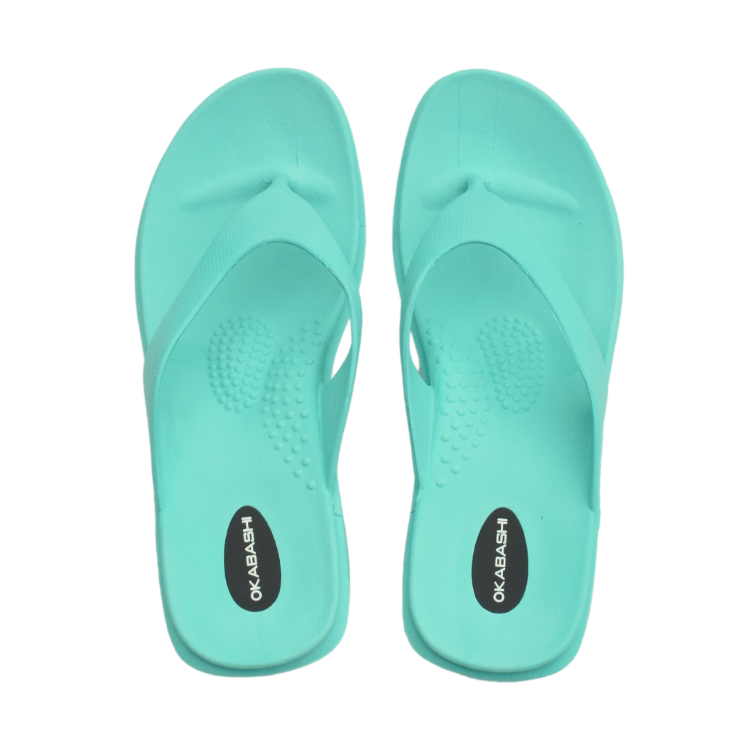 Arch Support Wedge Thongs - Womens Splash